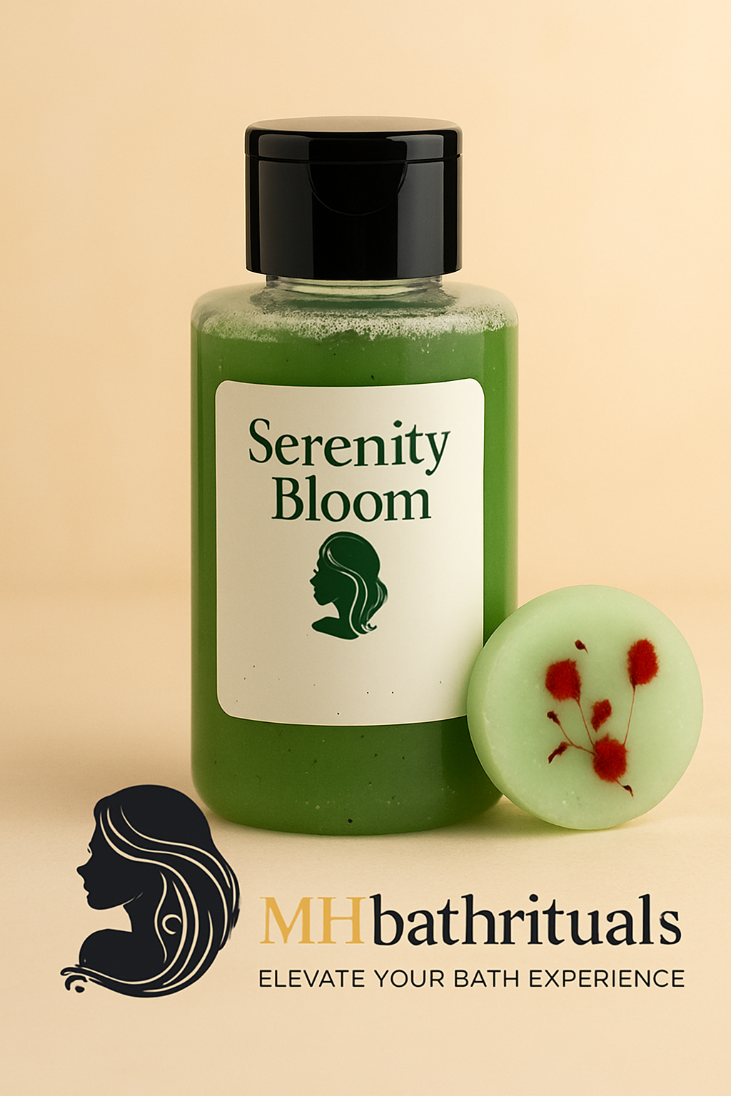 Serenity Bloom Bodywash x Floral Mini soap