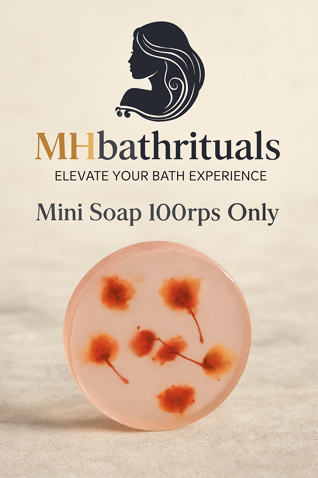 Floral Drops Mini Soap